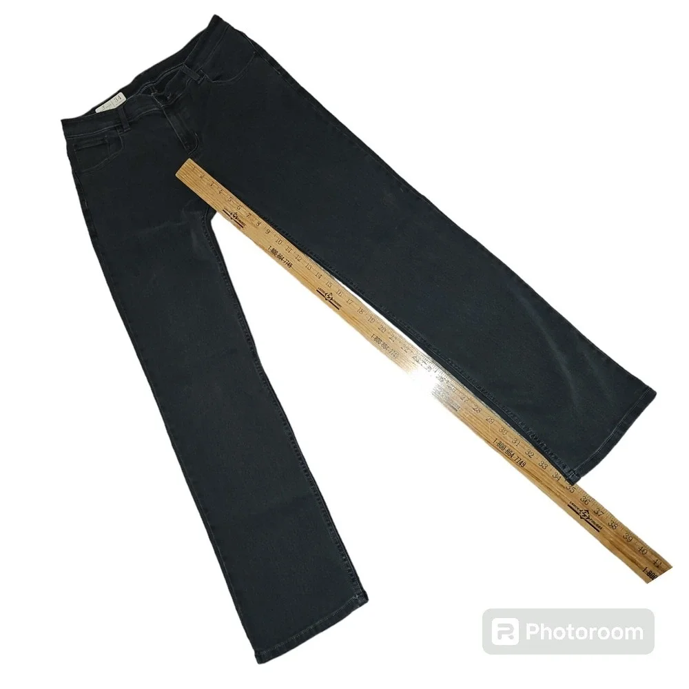 Arturo Calle Men's Black 801 Stretch Regular Medium Wash Faded Jeans 34X34 - Picture 12 of 12